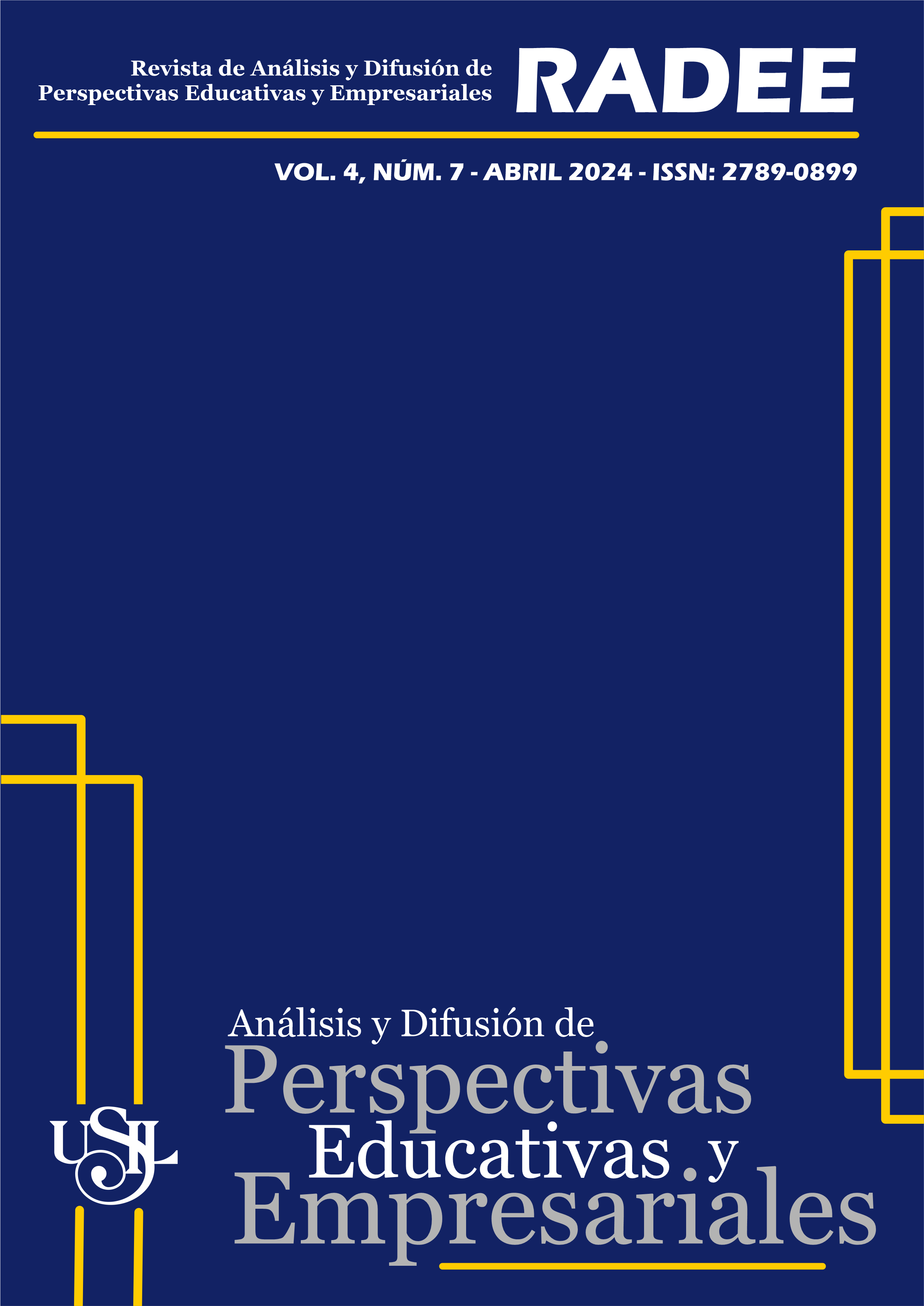 					Ver Vol. 4 Núm. 7 (2024): Revista de Análisis y Difusión de Perspectivas Educativas y Empresariales
				